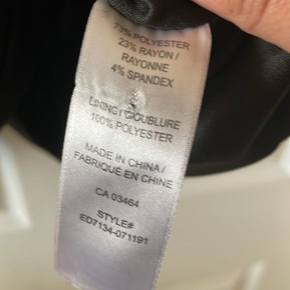 Discontinued Ricki’s 3/4 ruched sleeve blazer black - Picture 8 of 9